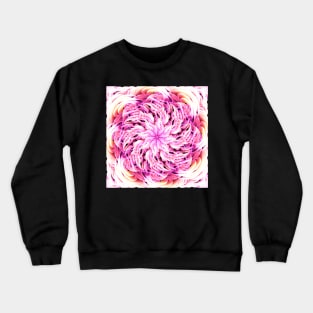 Neon Floral Mandala Crewneck Sweatshirt